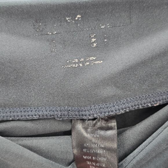 Gray Pink Active Crop Capri Stretch Sports Bottoms Leggings Pants L Large - Picture 7 of 7